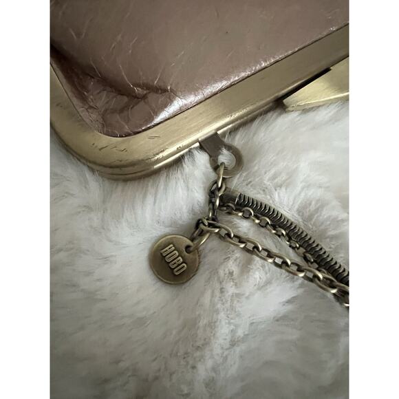 hobo international Women’s Clutch Handbag Champagne Gold Brown - Picture 11 of 16